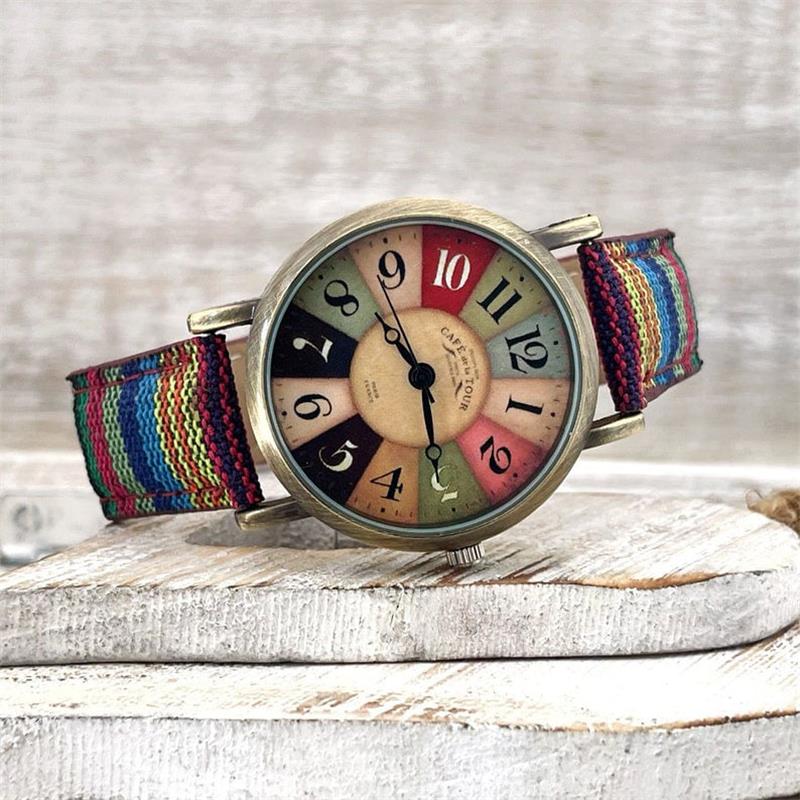 Kalsten | Watches with multicolored rainbow pattern