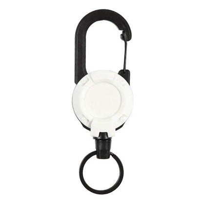 Tactical Anti-theft Metal Cable Keychain Extendable Automatic Outdoor Luya | Karnz