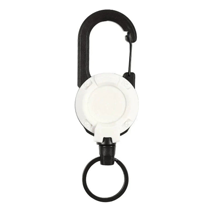 Tactical Anti-theft Metal Cable Keychain Retractable Automatic Outdoor Luya | Kalsten