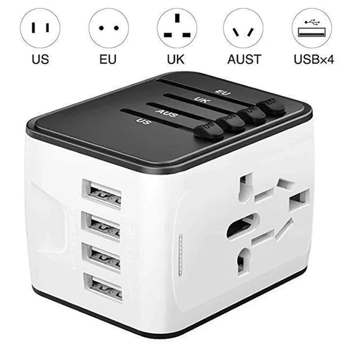 Universal Travel Adapter with Voltage Converter