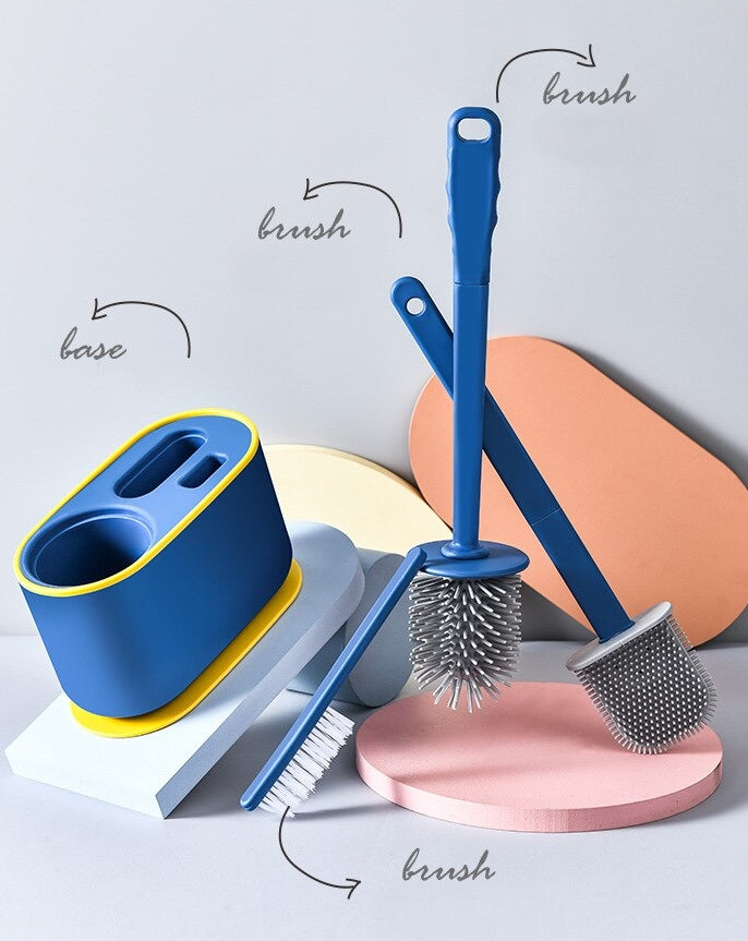 Kalsten | Wall-Mounted Toilet Cleaner Drainer Brush Set