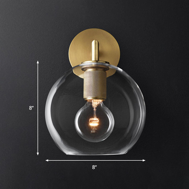 Traditionary Armed Sconce Light Metal 1/2 Heads Wall Lamp Fixture in Black/Brass/Chrome for Living Room | Kalsten