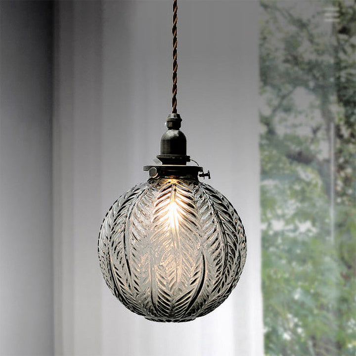 Glass Living Room Small Globe Pendant Light | Kalsten