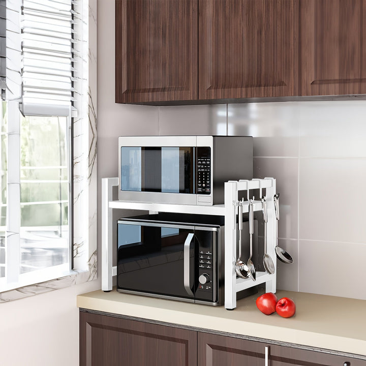 Expandable Microwave Shelf 2 Levels | Kalsten