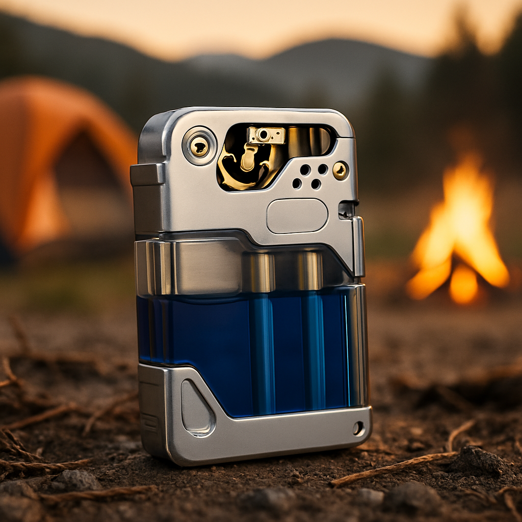 Clear Tank Metal Kerosene Lighter | Kalsten