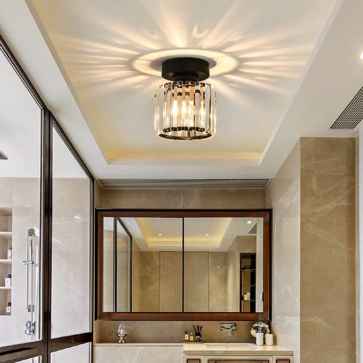 Modern Crystal Ceiling Lamp - CrystalGlow | Kalsten