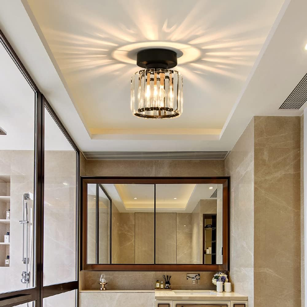 Kalsten | Crystal Glass Ceiling Light for Modern Interiors