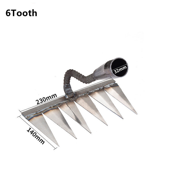 TuinGrijp Carbon Steel Weeding Rake for Garden Maintenance | Kalsten