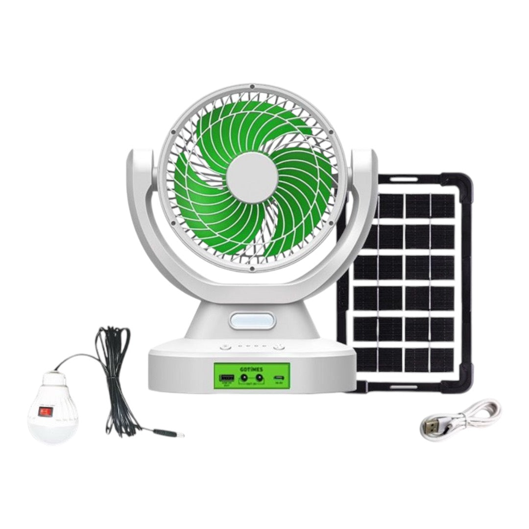 Solar Fan With Multifunction Light | Kalsten