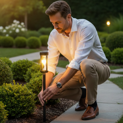 Solar LED Garden Pathway Stake Lights