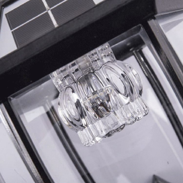 Traditional European Aluminum Glass LED Solar Waterproof Wall Sconce Lamp For Outdoor Patio | Kalsten