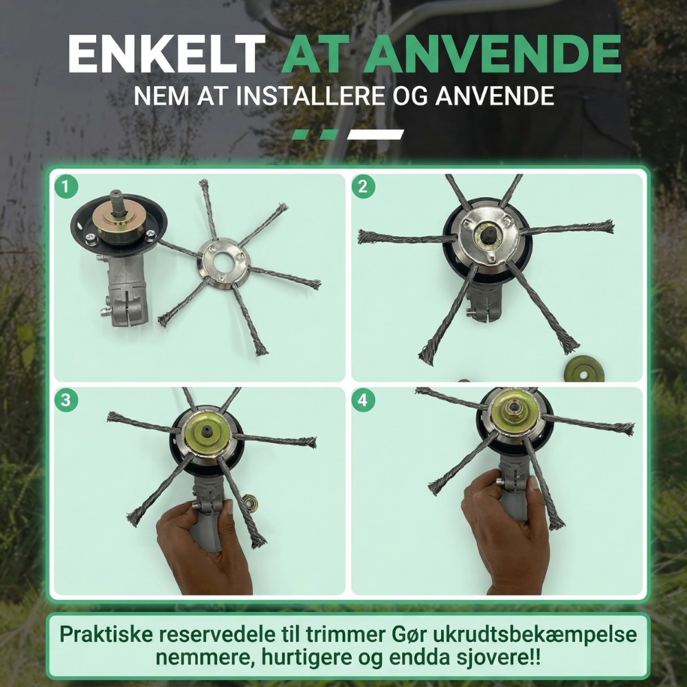 CutForge™ Trimmer Replacement Head made of Steel Wire | Kalsten