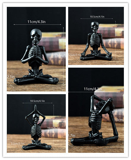 BowLift | Halloween Figurine – Resin Ornament in Vintage White or Black
