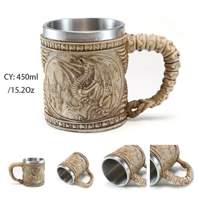 Skanto | Fantasy Adventure Resin / Stainless Steel Mug