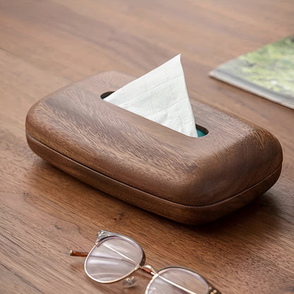 Walnut Wood Tissue Box – Elegant and functional | Stylish Home Accessory | Karnz