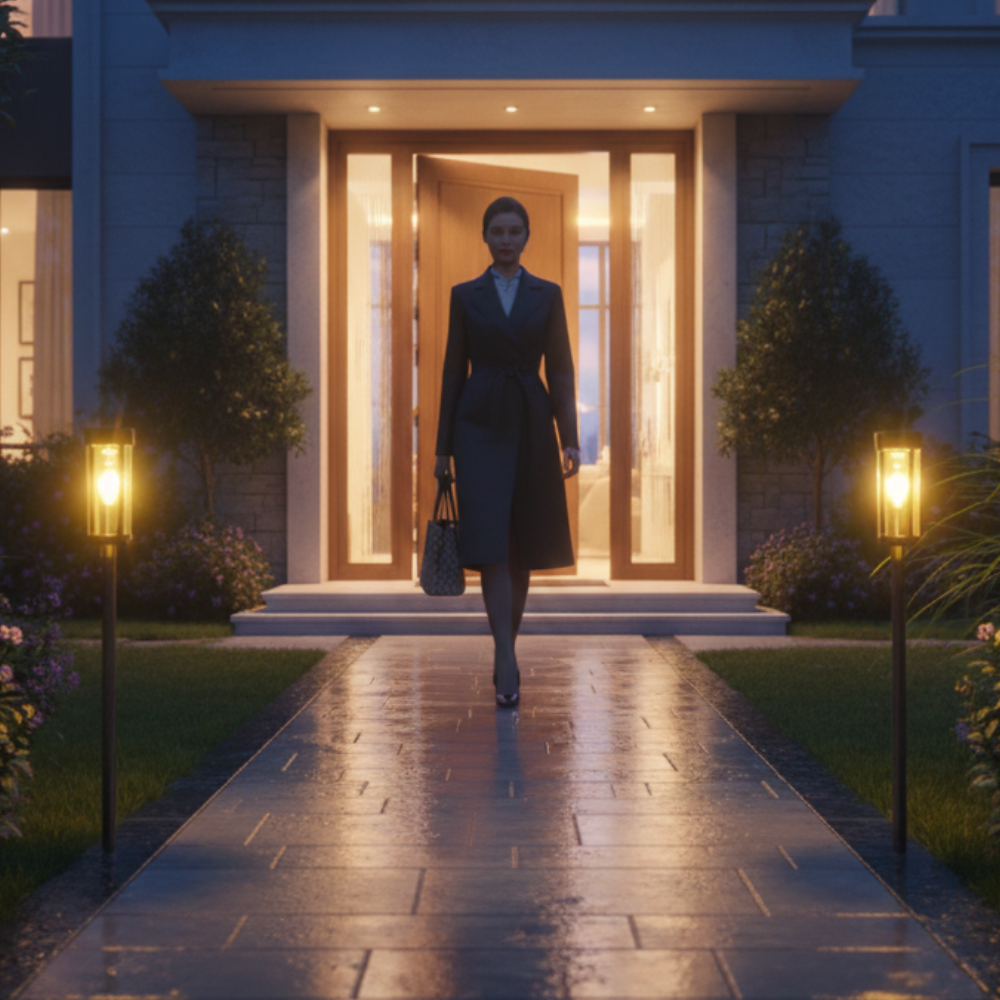 Solar LED Garden Pathway Stake Lights