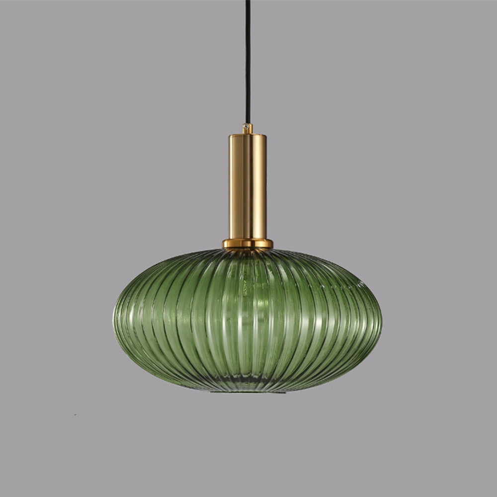 Vintage Stained Glass Lantern Shape Pendant Light | Kalsten