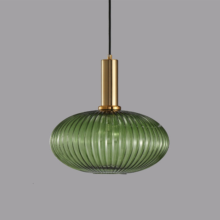 Vintage Stained Glass Lantern Shape Pendant Light | Kalsten