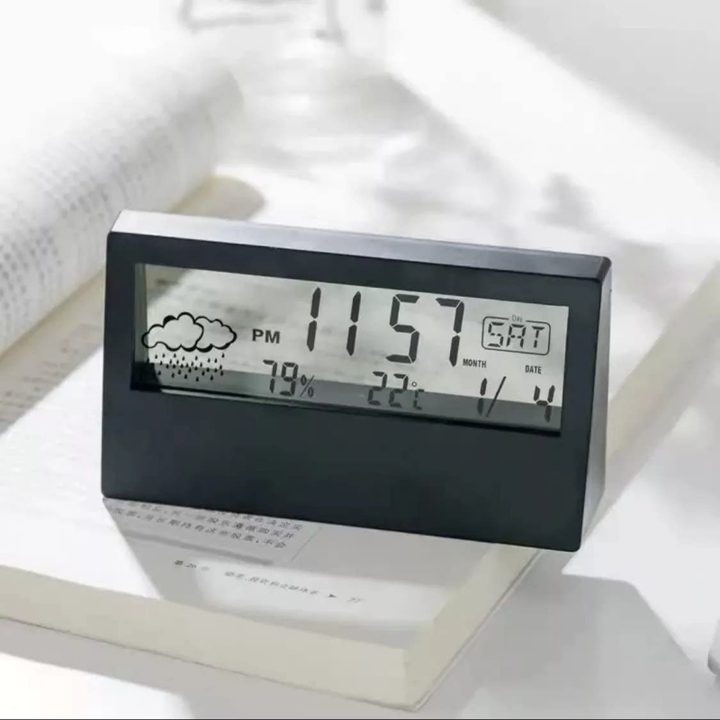 Minimalist digital clock