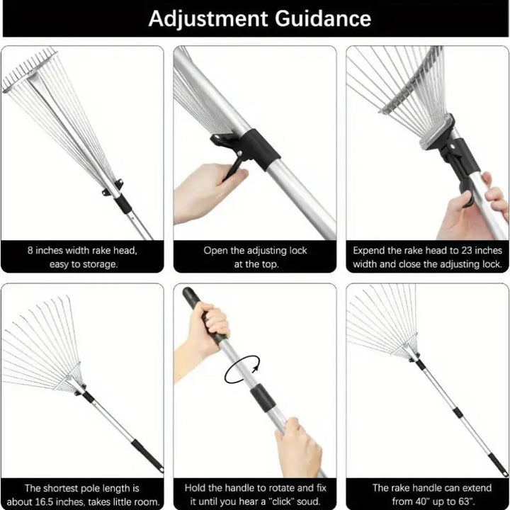 ergonomic garden rake for back-friendly work | Kalsten