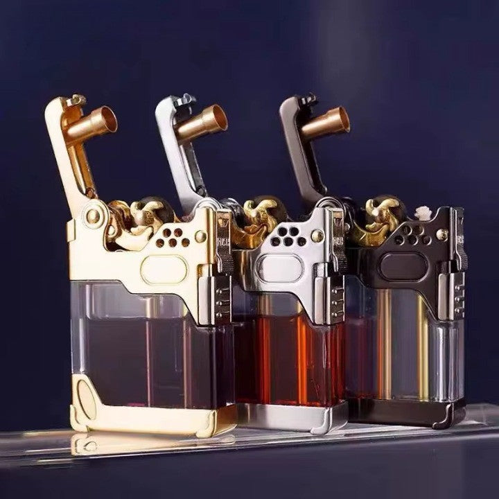 Clear Tank Metal Kerosene Lighter | Kalsten