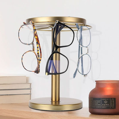 Skanto | 360° Rotating Glasses Stand for Elegant Storage