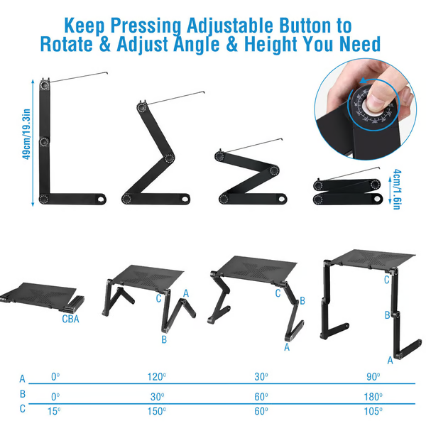 Kalsten | 360° Ergonomic Laptop Stand - FlexStand