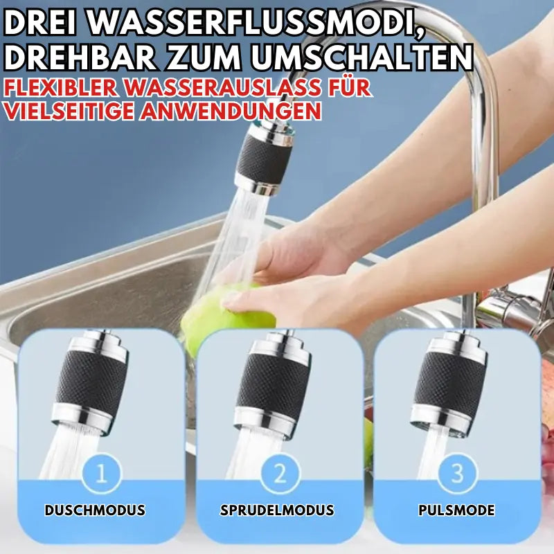 Kalsten | Faucet Attachment | 360° Swivel | Anti-Splash Water Flow