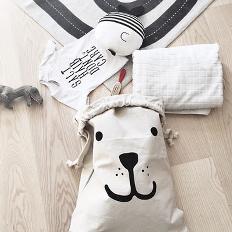 Storage bag with cute panda motif Kalsten