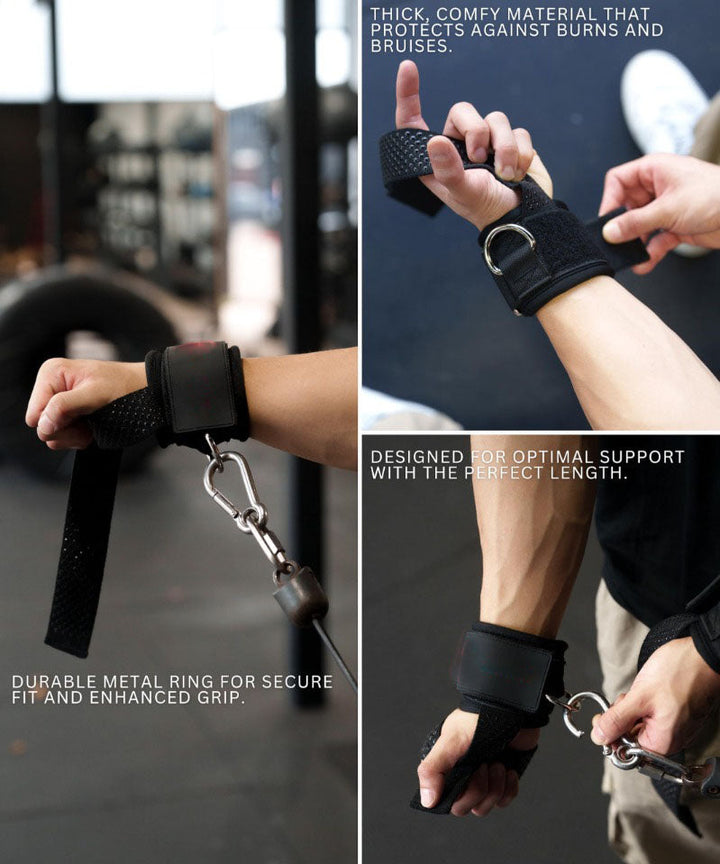 Kalsten | Phase-3 D-Ring Lifting Straps – Heavy Duty Grip Support for Weight Training