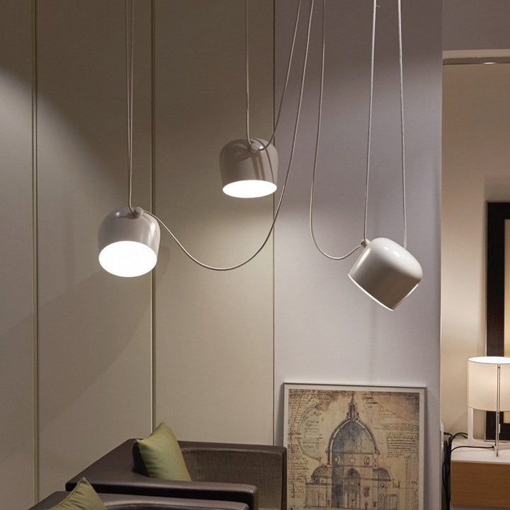 Pendant Light Aluminum 10W Dimmable 9.8 in Modern Living Room Kitchen Hanging Lamp Adjustable Cable Design | Kalsten