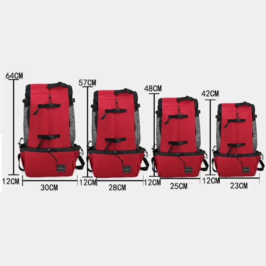 Kalsten | Dog Backpack – Comfortable Carrying Bag for Medium Dogs with Safety Strap and Storage Pockets