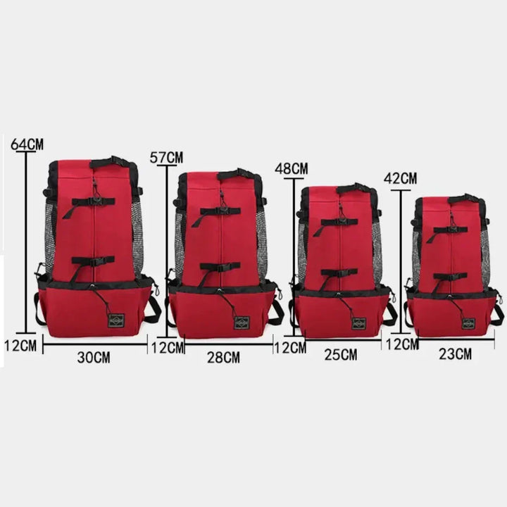 Kalsten | Dog Backpack – Comfortable Carrying Bag for Medium Dogs with Safety Strap and Storage Pockets