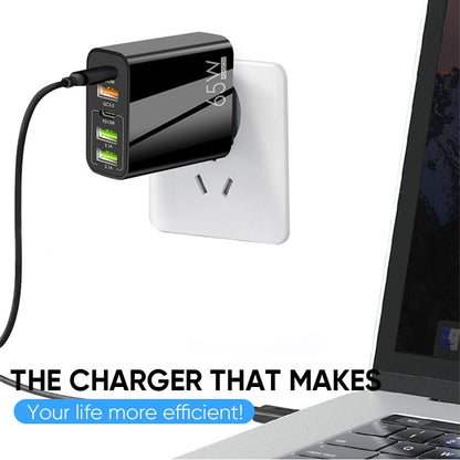 BowLift | Multi Port Adaptor 65W Fast Charger - US Standard