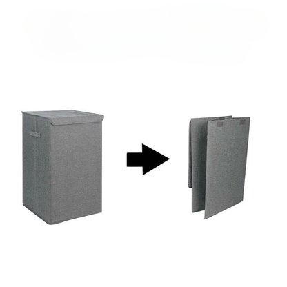 BowLift | Foldable Laundry Hamper with Lid – Large Capacity