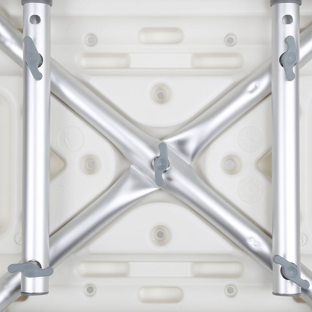Shower stool height adjustable bath stool with backrest | Kalsten