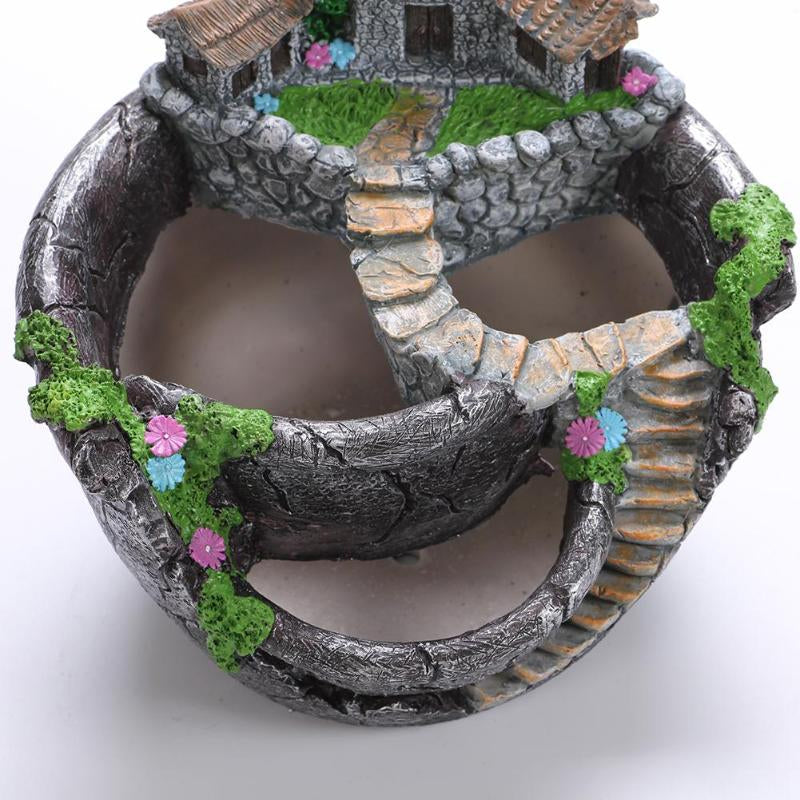 Fairy Garden Flower House Pot Lamp | Kalsten