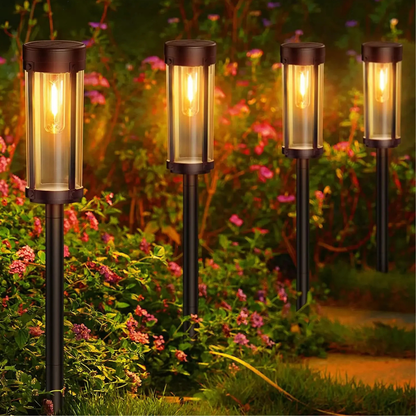 Solar LED Garden Pathway Stake Lights