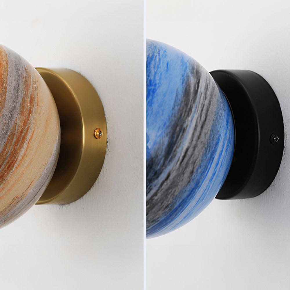 Modern Glass Globe Ceiling Light Kalsten