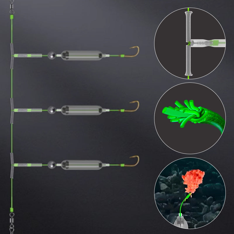 Kalsten | 3 hooks Anti-drift bottom fishing rig