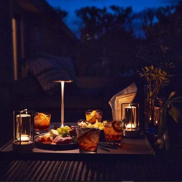 Kalsten | Cordless Table Lamp - Dimmable & Rechargeable Waterproof Desk Light