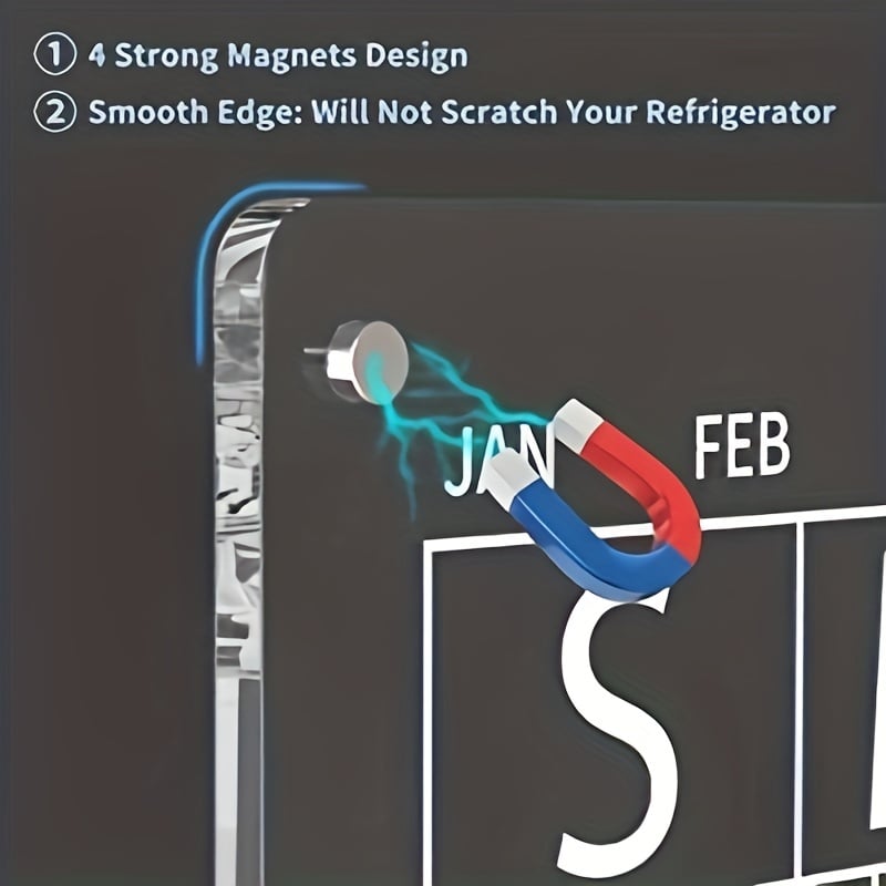 Reusable Magnetic Fridge Planner