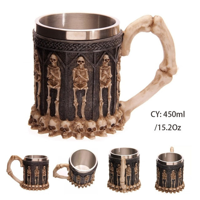 Skanto | Fantasy Adventure Resin / Stainless Steel Mug