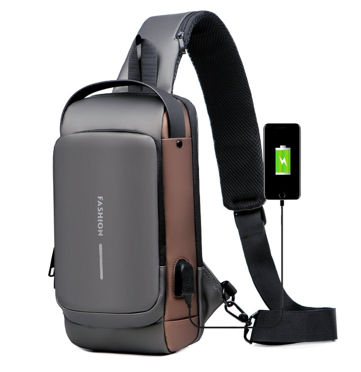Kalsten | Anti-Theft Crossbody Bag | Landy Carry Without Worry | Waterproof Oxford | USB Charging Port | Unisex Travel Pack