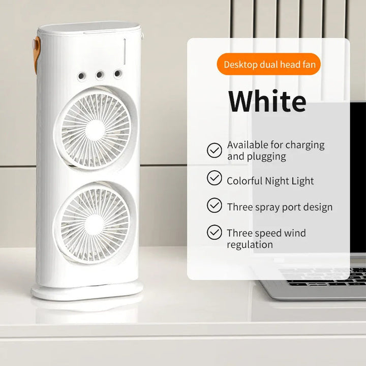 Double-Ended Spray Fan: Portable Air Cooler | Kalsten