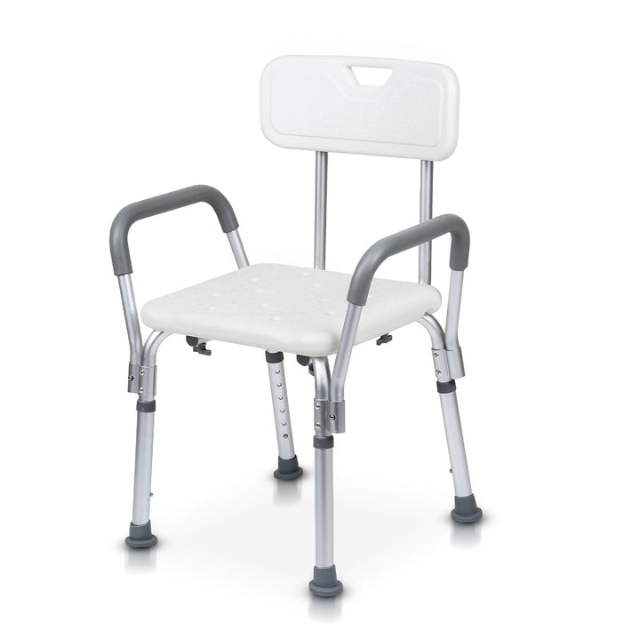 Shower stool height adjustable bath stool with backrest | Kalsten
