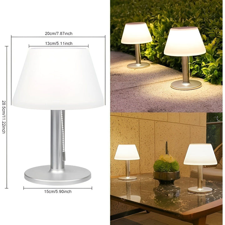 Elegant solid table lamp for outdoor charm Kalsten