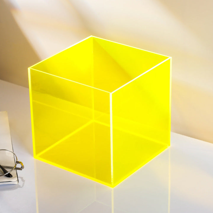 Transparent color acrylic box dust cover Lego integrated model hand display storage box