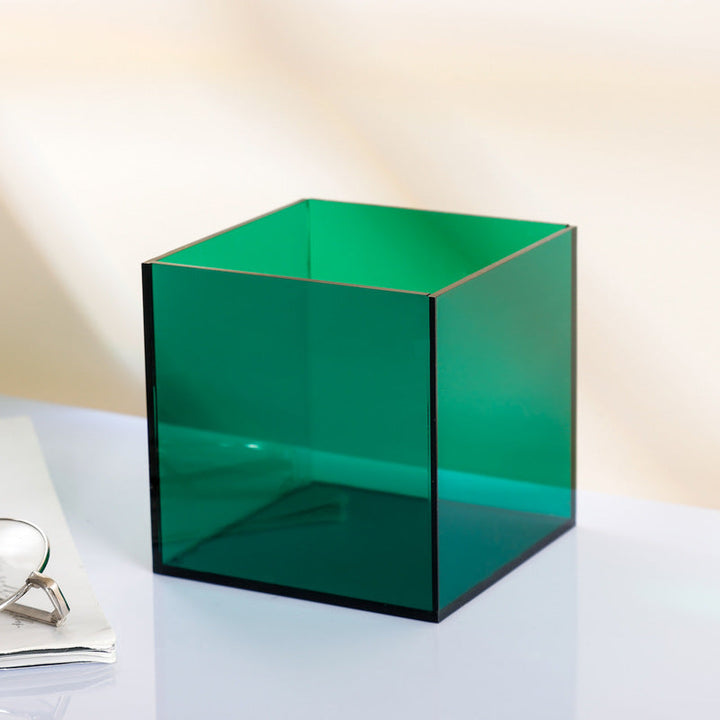 Transparent color acrylic box dust cover Lego integrated model hand display storage box