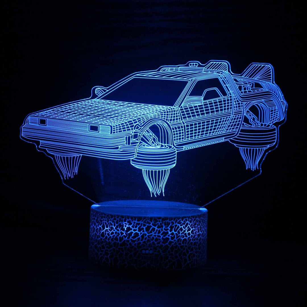 Sports car series 3d night light LED stereo light illusion lamp USB bedside table lamp modeling lamp dimming | Kalsten
